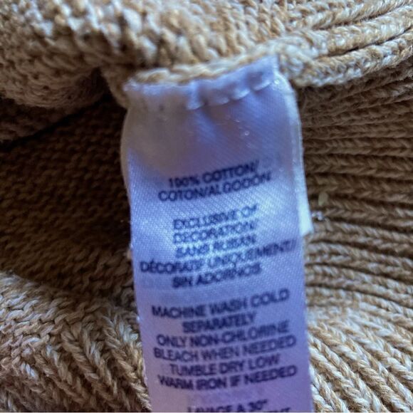 CHAPS By RALPH LAUREN Mens 100% Cotton 1/4 ZIP Pullover Sweater size XL - Picture 6 of 11